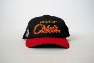 Vintage Kansas City Chiefs Snapback 90s Nfl Sports Specialties Script Hat
