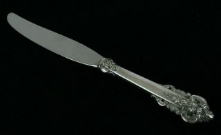 Vintage Wallace Grand Baroque Sterling Silver Handle 8 3/4 " Modern Hollow Knife