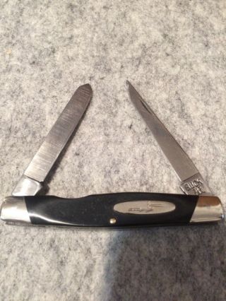 Vintage Buck 313 Muskrat Sawcut Delrin Pre 1986 Usa Made Pocket Knife