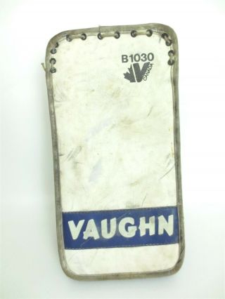 Vintage Vaughn B1030 Ice Hockey Blocker White/blue Adult [a32]