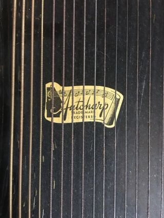Vintage Oscar Schmidt Model 73 12 - Chord Autoharp W/ Instruction Book/Accessories 2