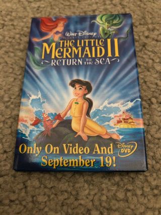 Movie Promo Pin Walt Disney The Little Mermaid 2