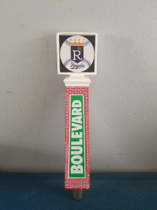 (l@@k) Boulevard Brewing Co Beer Tap Handle Kansas City Royals Baseball