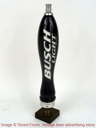 1990s Busch Light Beer 11¼ " Pub Style Wood Tap Handle Tavern Trove