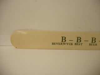 Vintage BBBB beverwyck Best beer Brewed foam scraper albany york ny 3
