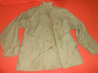 U.  S.  Army :vintage Vietnam War Era Us Military M65 Field Jacket  Small Short