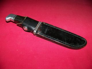 Vintage Buck Usa Large 119 Bowie Style Clip Point Hunting Knife