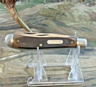Vintage Schrade Usa 94ot Old Timer 2 - Blade Trapper Pocket Knife 116
