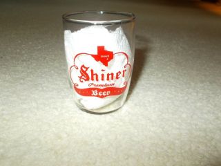 Shiner Beer Barrel Glass