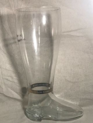 2l 2 Liter Warsteiner Glass Beer Boot Life 