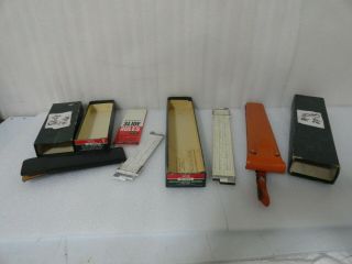 Vtg K&e Keuffel & Esser Co Slide Rules 4081 - 3 & 4181 - 1 W/ Boxes And Leather Case