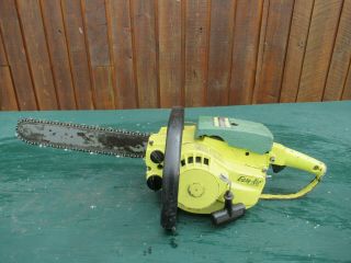 Vintage Pioneer Chainsaw Chain Saw With 14 " Bar