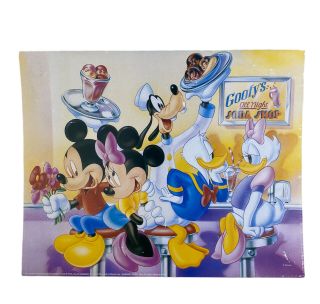 Walt Disney Mickey Mouse And Friends Print Picture Art 8x10 Without Frame Goofy