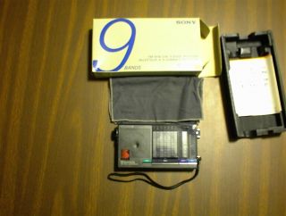 Vintage Sony Icf - 4900 9 Band Shortwave Am Fm Radio