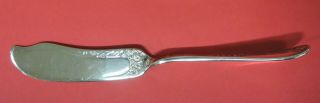 Antique 1835 R Wallace 1909 Blossom Pattern Flat Handle Butter Knife/spreader
