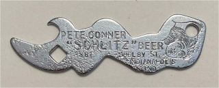 1910s Schlitz Beer Pete Conner Indianapolis In Figural Lady Bottle Opener A - 4 - 68