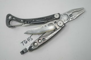 Leatherman Skeletool Cx Multi - Tool Pocket Knife Pliers Folding Carbon Fiber