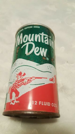 Vintage Mountain Dew Willy Hillbilly Hatfields Mccoys 12oz Soda Can - - Grade 1