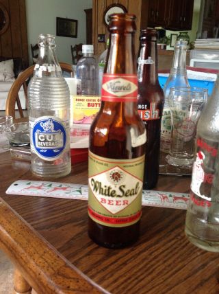 Kiewels White Seal Beer Bottle Little Falls Minnesota Mn Irtp