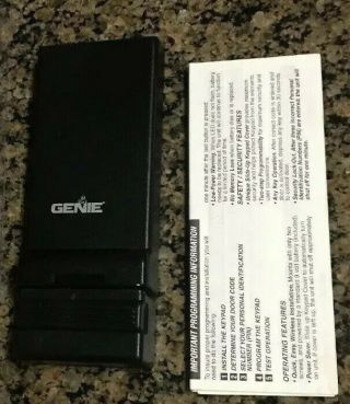 Oem Gwk - Bl Genie 9 Or 12 - Dipswitch 390mhz Garage Door Outside Wireless Keypad