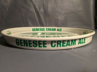 Vintage Green And White Genesee Cream Ale Beer Tray 12 