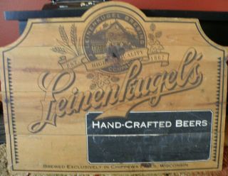 Authentic LEINENKUGEL ' S Beer Wood Bar Tavern Chalkboard Sign 18 