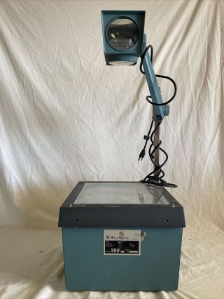 Bell & Howell Overhead Projector Model 301f 60hz 120 Volts 650 Watts.  Vintage