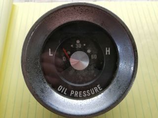 Vintage Chris Craft Oil Pressure Gauge 12v 1950 