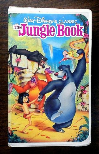 The Jungle Book.  A Walt Disney Classic (black Diamond) Vhs
