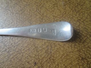 ANTIQUE GEORGE 111 SOLID SILVER TEASPOON Christopher&Thomas Wilkes Barker 1804 2