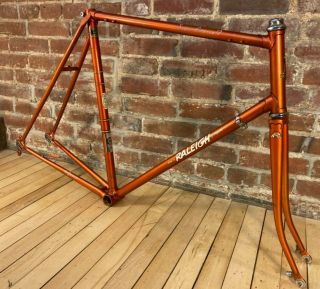 Vintage Raleigh Course Frameset Reynolds 531 Lugged Steel Road/fixed Gear