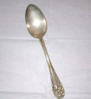Oneida Community Silver Triple Plus 7 " Spoon Flower De Luce 1904
