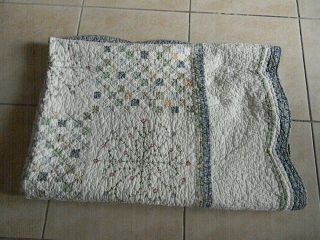Vintage Hand Made Patch Work Quilt