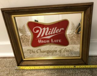Vintage Miller High Life Beer Man Cave 11x14 Sign