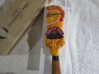 Shock Top End Of The World Midnight Wheat Beer Tap Handle - Nib