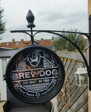 Brew Dog IPA Silver Station Clock man cave bar home 3