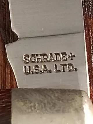 Vintage Schrade Muskrat Limited Edition Folding Pocket Knife Made In Usa 2 Blade