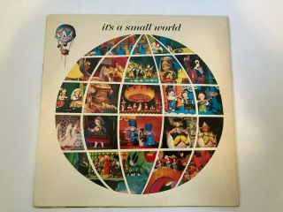 it ' s a small world album vinyl record LP MONO Disney Disneyland 1964 VG booklet 3