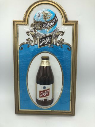 Vintage 17” X 9.  5” Schlitz Beer Bar Alcohol Advertising Sign 1977