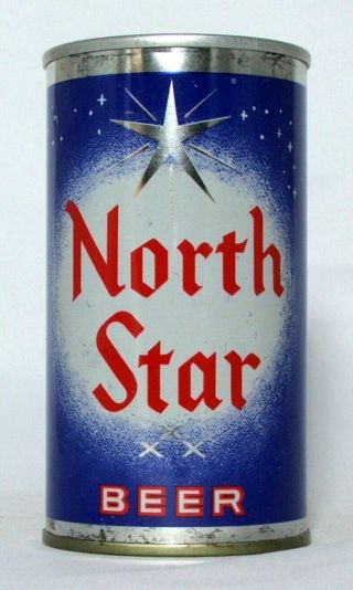 North Star Beer 12 Oz.  Pull Top Beer Can - Jacob Schmidt,  St.  Paul,  Minn.