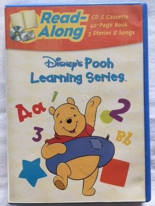 Disney Winnie The Pooh Read Along 40 Page Book And Cd/cassette