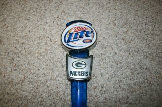 Miller Lite Green Bay Packers Old Beer Tap Handle