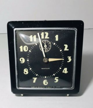 Westclox Vintage Art Deco Wind Up Big Ben Alarm Clock