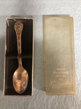Vintage Oneida Sterling Silver 1964 / 65 York Worlds Fair Collector Spoon