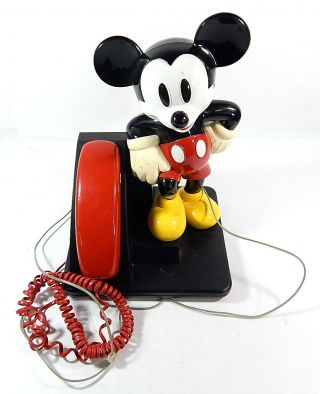 Vintage Mickey Mouse Disney Touch Tone At&t Telephone Phone