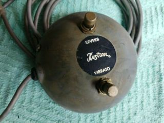 Vintage Kustom Reverb / Vibrato Footswitch