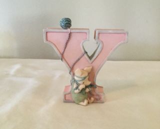Vintage Disney Classic Pooh And Piglet Retired Letter “y”