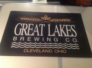 Great Lakes Brewing Co.  Metal Tacker Beer Sign 22 " X 14 "