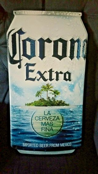 Corona Can And Red Stripe Tin Sign 2 Pack.  Bottle Opener