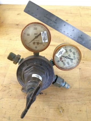 Vintage Victor Equipment Company Compressed Gas Regulator Vts - 700 - E